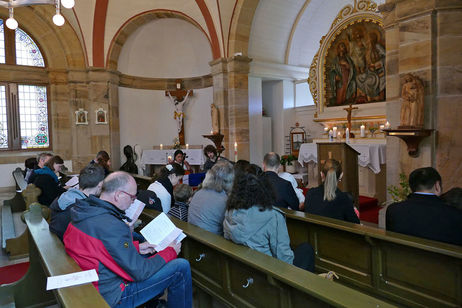 Kindersegnung in der Weingartenkapelle